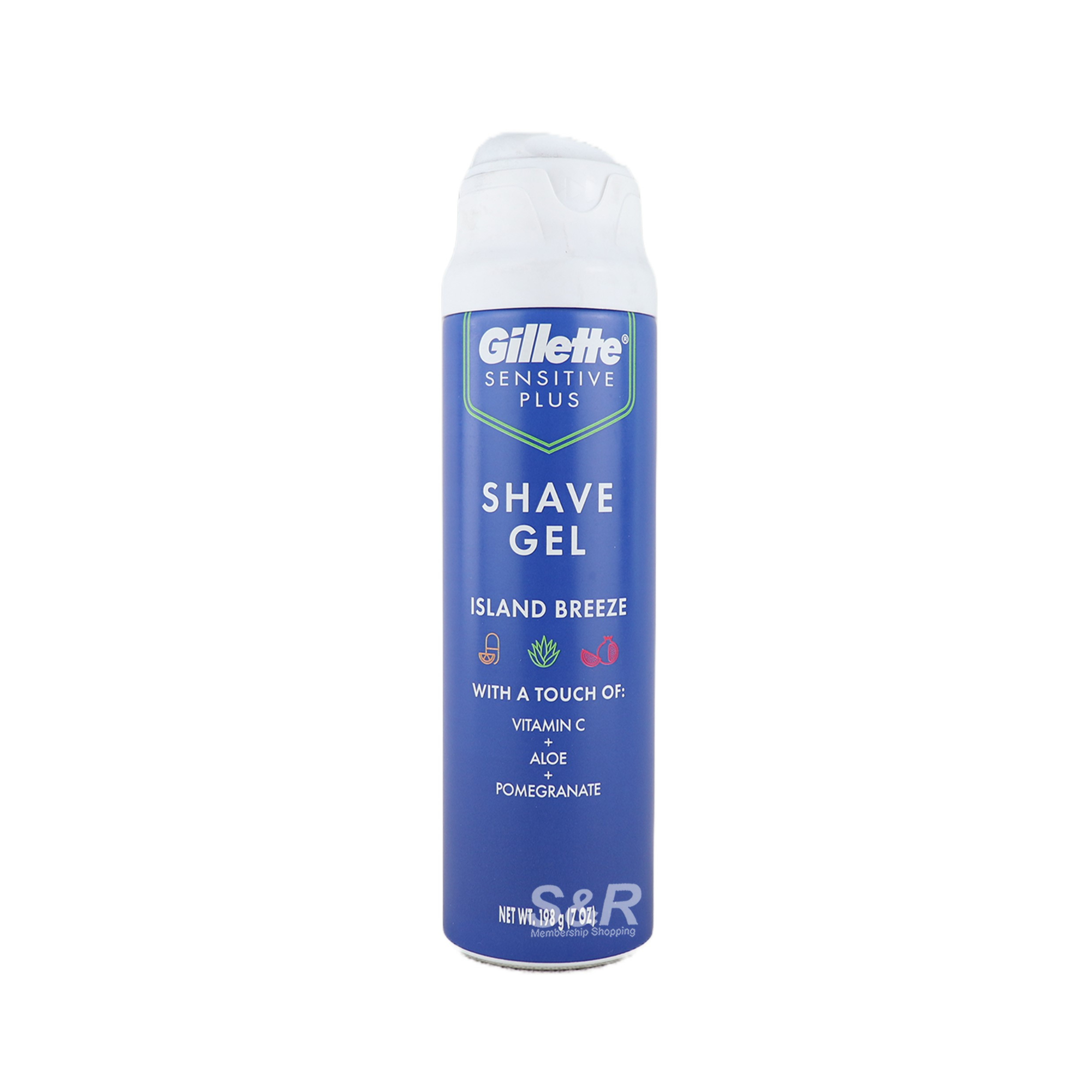 Gillette Sensitive Plus Island Breeze Shave Gel 198g Gillette Sensitive Plus Island Breeze Shave Gel 198g